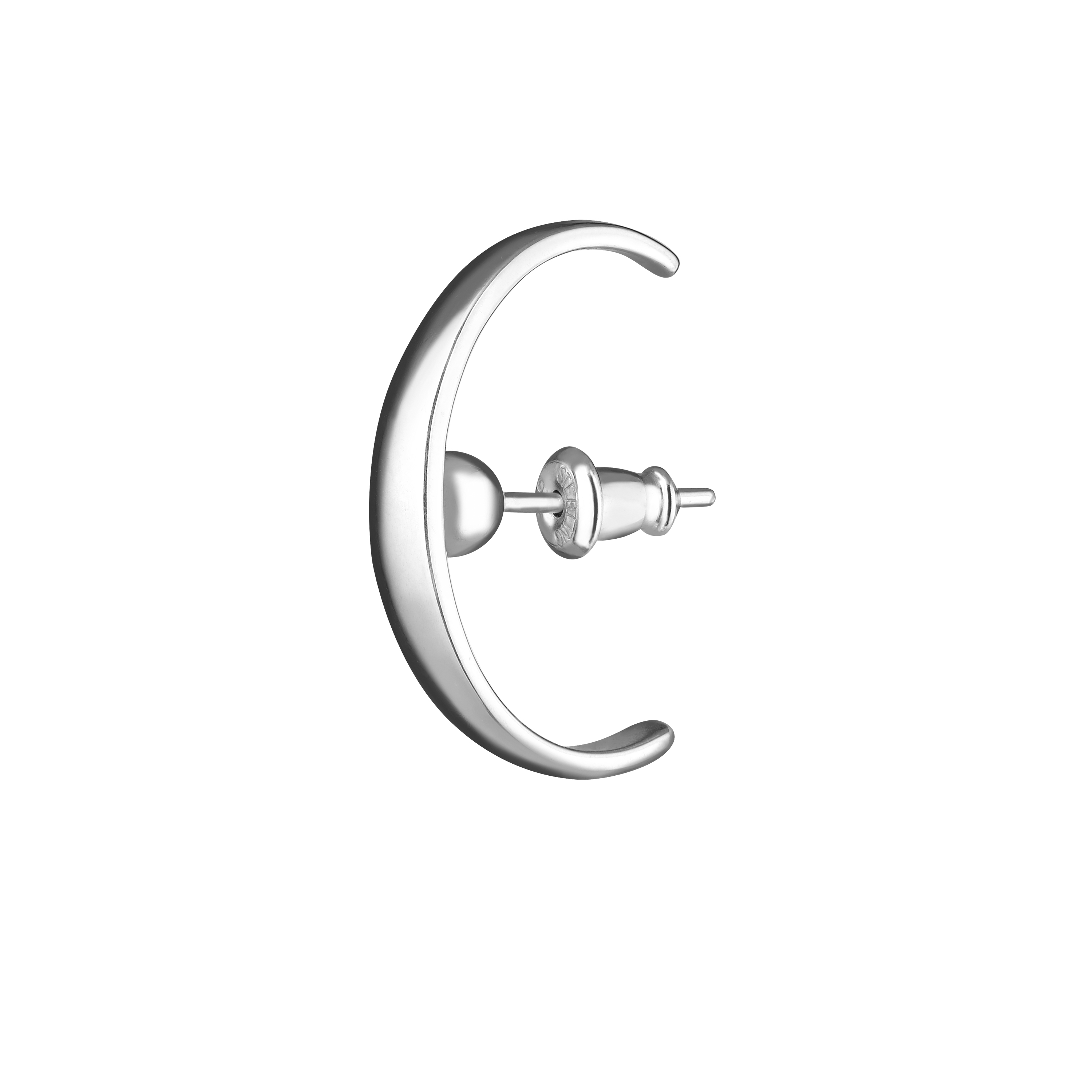 Серьга Palla 20 c шариком серебро