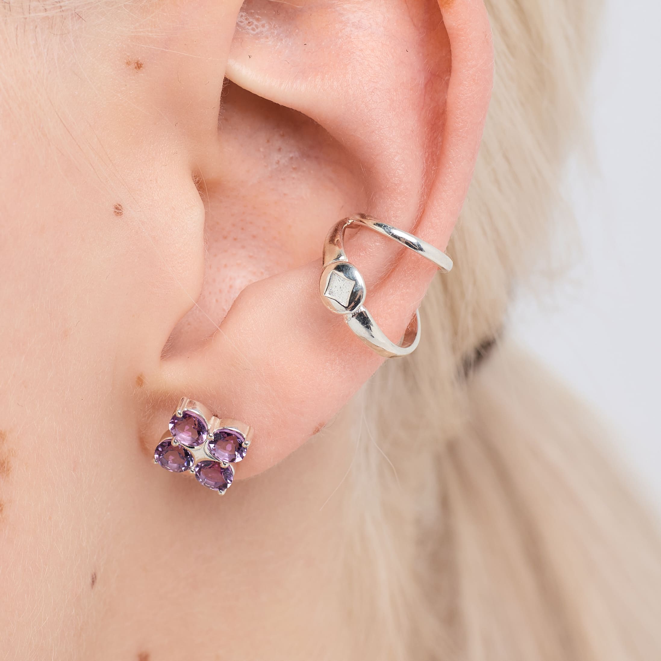Кафф двойной Anello Principessa серебро