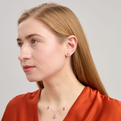 Чокер Principessa Giglio с аметистами